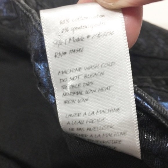 Blank NYC Snakeskin Printed Skinny Denim Jeans 28 - Picture 7 of 7